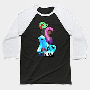 Seafoam Characters Baseball T-Shirt